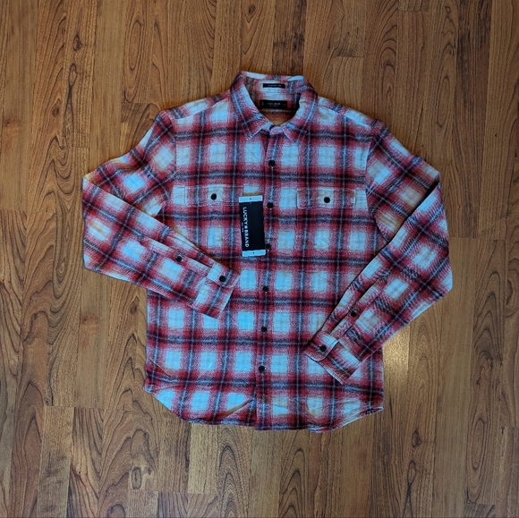 Lucky Brand Other - Lucky Brand Men’s Flannel Shirt- Red Plaid, Size Small
